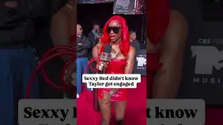 Sexyy Red's Reaction To Taylor Swift's Engagement Is Hilarious 🤣  #vmas