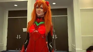 Andromeda Latex Asuka Plugsuit Cosplay by Red Fish Blue Fish Cosplay