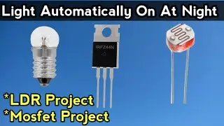 How To Make A Simple Light Sensor Circuit! || automatic light on off sensor project using LDR