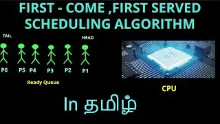 FIFO -First in First serve scheduling algorithm||operating system||in Tamil