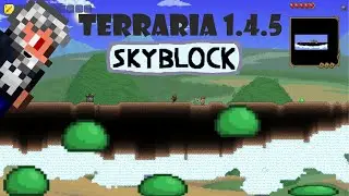 Terraria Skyblock - Ферма слизней