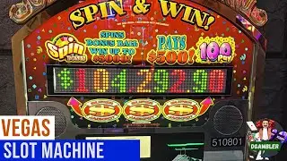 THAT BONUS IS CRAZY! 🎡 Spin and Win Slot Machine at Paris Las Vegas!
