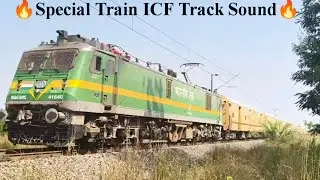 10-In-1 Electric Train LHB+ICF & Freight TRACK SOUND🔥| INDIAN RAILWAYS 