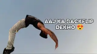 Aaj ka Backflip ❤️ #vlog #vlogger #trending #youtube #viral #love #tigershroff #support #yt #ytshort