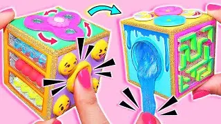 🎉💥DIY: Haz tu propio CUBO POP IT con 6 fidget toys diferentes || Cubo Antiestrés de TIKTOK