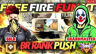 GRANDMASTER LOBBY✅👽 PUSH TO TOP 100🚩BR RANK😱 FREE FIRE LIVE🔴 #freefire #freefirefun #freefirelive