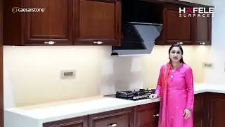 Поверхность Caesarstone Dreamy Marfil от Hafele.