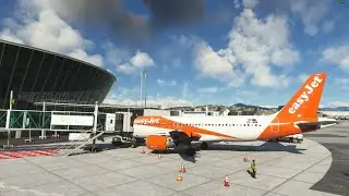 MSFS2020 | LIVE | Nice To Nantes EasyJet EU | Fenix A320ceo | Real World Ops.| GSX Pro | France Ops
