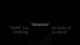 *Rare* SCARY Last Recording Of Challenger(1986)