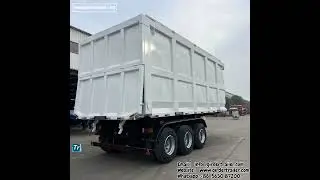 GIRDER TRAILER tri-axle dump trailer #trailer #heavyload #dumptrailer #3axle