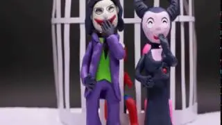 Bad joker and Bad malecifent - Supderhero Stopmotion