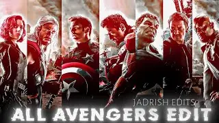 The Original Six || Avengers Edit 4K || Original Avengers Edit || BY JADRISH EDITS ||