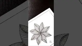 | meditative drawing | zentangle pattern | zentangle art | #zentangleart  #meditative #art #drawing