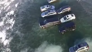 A frozen lake is the worst place to put a parking lot