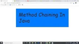 Method Chaining in Java, for shortening the code