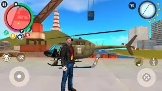 Rope Hero Vice Town | Mutant Fly River To Fight Army Tank Throw | Stone Army Base Fight Dual Robot