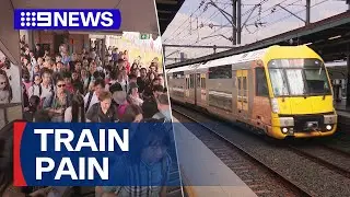 Sydney rail network in chaos due to ongoing industrial action | 9 News Australia