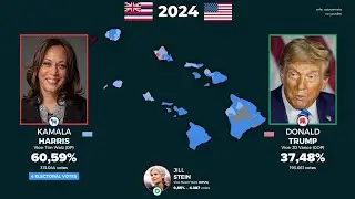 United States presidential election in Hawaii (1960 - 2024)