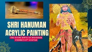 Hanuman Ji Acrylic Painting | Demon Captured | Step-by-Step Art