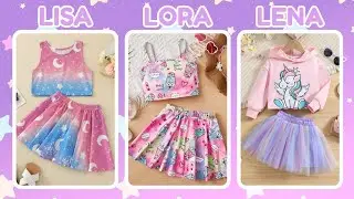 LISA, LORA & LENA/cute/lisalena/lisaorlena/outfit/lisa lena lora