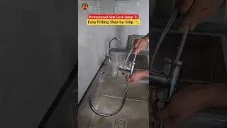 How Plumber Installs Sink Cock Perfectly👨&zwj;🔧 #plumbing #plumber #asmr #thepipeexpert #shorts #short