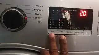 Samsung washing How to unlock child lock options in telugu#samsung#washing machine#ipl #electronics