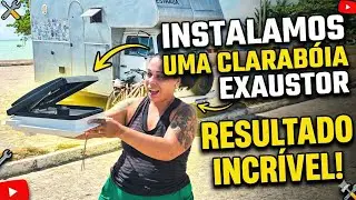 Como instalar clarabóia exaustor motorhome 