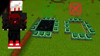 Hindi]How To Make End Portal/Stronghold Perfectly And Easily In Minecraft PE/Creative Modeling