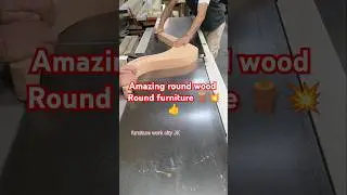 How to make round wood. Wood round work. #furniture #wood #trending #shorts #round