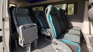 Conversion tipo ejecutiva Volkswagen Crafter 2025 19 asientos TV y m&aacute;s 
