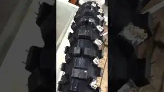 How to Stud Dirt Bike Tires. Cheap. Easy. Effective.