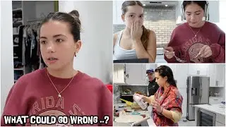 Period cramps / Cooking with my Dad . 👨 What could go wrong . 😑 | VLOG#1986