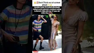 Don't say thin legs⚠️ Jennifer Lopez & her Son Max💫  DON'T SAY ABOUT THE THIN LEGS PLEASE😀 #osiivibe