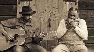 Front Porch Harmonica Blues with Deep Acoustic Feel