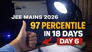 Day 6 of 21 Days Challenge For JEE Mains 2026 🔥|Day-6| JEE Mains 2026
