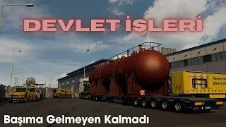 Başımıza Gelmeyen Kalmadı | Ağır Nakliyat | Mercedes | Devlet İşleri  |#ets2 #realisticdriving