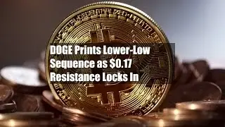 DOGE Prints Lower-Low Sequence as $0.17 Resistance Locks In