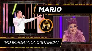 Mario demostró su destreza y fortaleza musical al cantar 