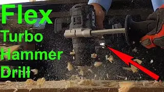 Testing Flex 24 Volt Hammer Drill Turbo FX1271T