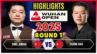 Ding Junhui vs Zhang Hao Full Match Highlights | Wuhan Open Snooker 2025 🏆