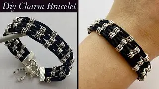 Beautiful Statement Braided Cords Bracelet | 6 Strand Plait Rope Bracelet | Charm Bracelet, Pulseira