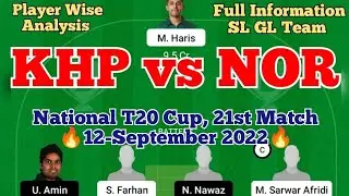 KHP vs NOR Dream11 Prediction | KHP vs NOR Dream11 Team | khp vs nor today match | KHP vs NOR TEAM |