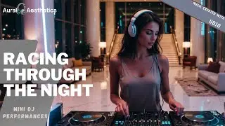 🏁 Racing Through the Night 🔥 | Electronic Music by AI | Mini DJ Performances