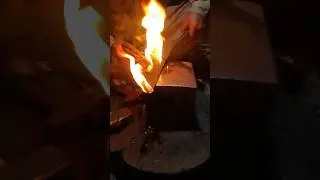 Heat-treating And Test the hard knife #hardknife #sharpknife