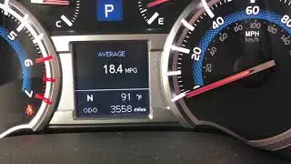 Dashboard Display Options 2018 Toyota 4Runner