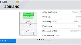Adriano 'The Emperor' Max Rating PES 2020 Mobile