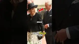 Why Camilla Walks Ahead While Prince Philip Always Stood Behind the Queen 👑 #shorts #ukroyalfamily
