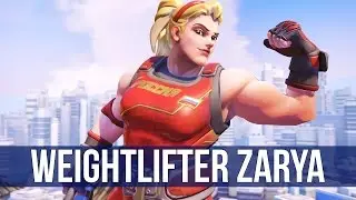 Overwatch: Weightlifter Zarya Gameplay! (Overwatch Quick Match)
