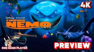 Геймплей Finding Nemo на PS2 (4K 60 кадров в секунду) Первые 15 минут для игры одной рукой