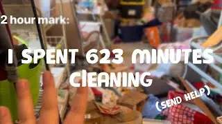 Clean With Me|Cleaning my Craft Room Vlog + ADHD struggle